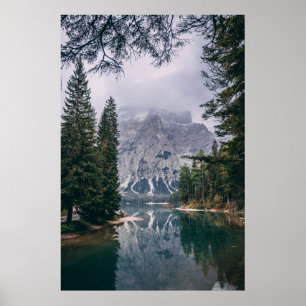 Póster Pragser Wildsee (Lake Prags)