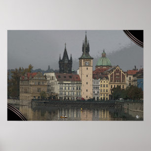 Póster PRAGUE - Vltava River