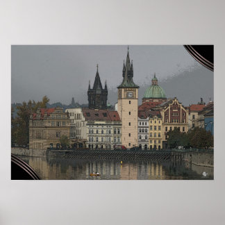Póster PRAGUE - Vltava River