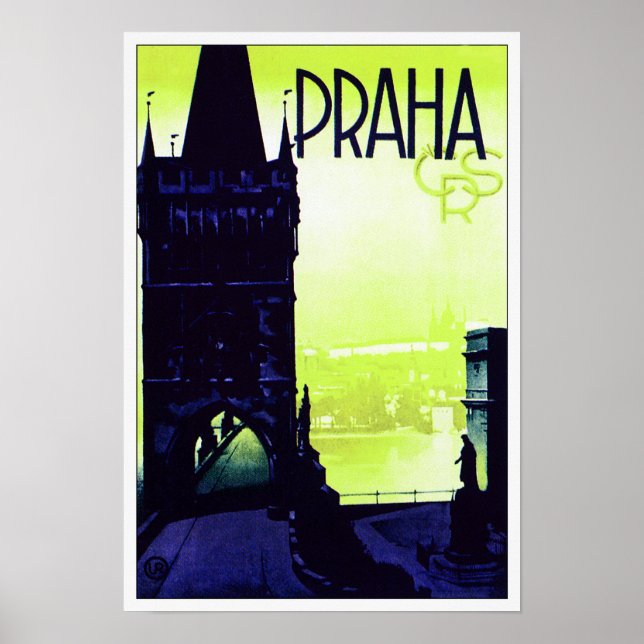 Póster Praha (Praga) (Frente)