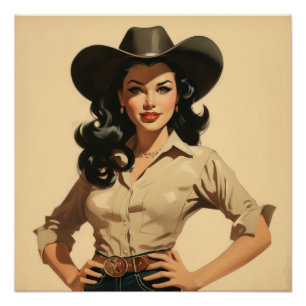Póster Prairie Passion: Wild West Whispers