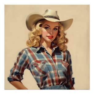 Póster Prairie Romance refinado: Whispers salvajes del oe