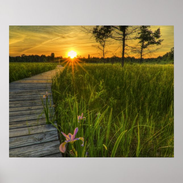 Póster Prairie Sunset (Frente)