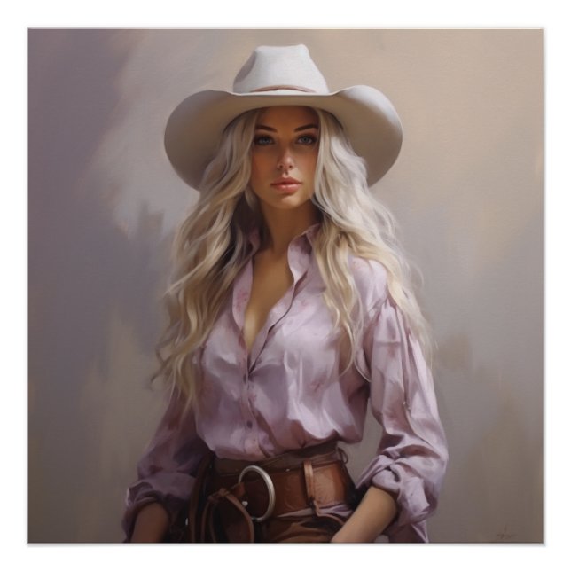 Póster Prairie Wildflower: El arte del muro de las vacas (Anverso)