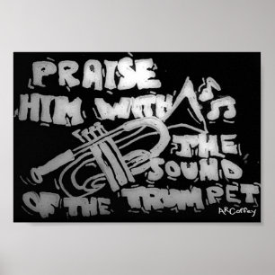 Póster Praise Him with the Sound of the Trumpet Poster