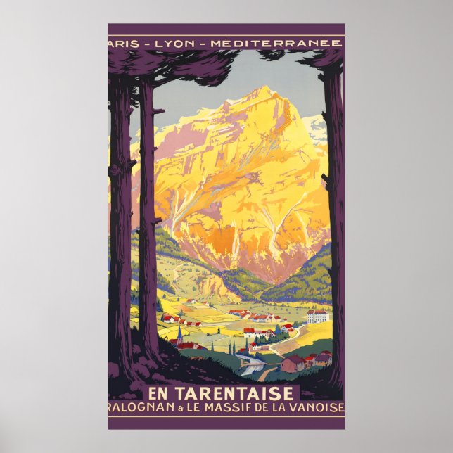 Póster Pralognan de la Vanoise (Frente)