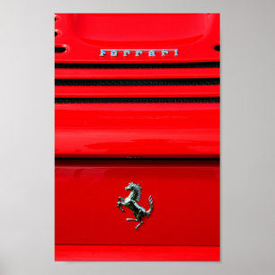 Póster Praning Horse, Coche deportivo Italiano