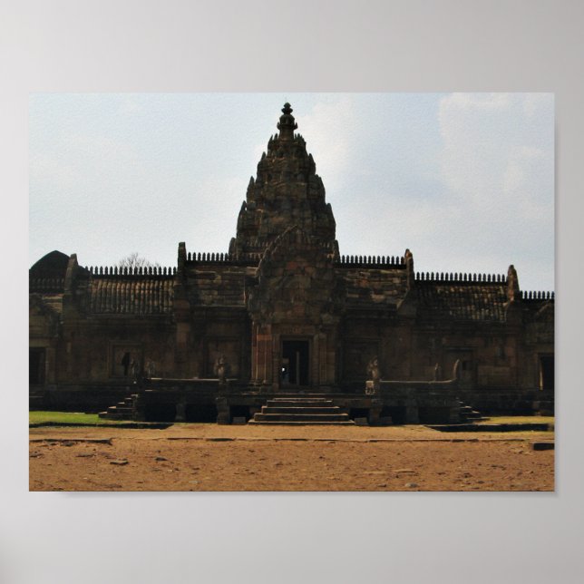 Póster Prasat Hin Phanom Rung, Buriram, Isaan, Tailandia (Frente)