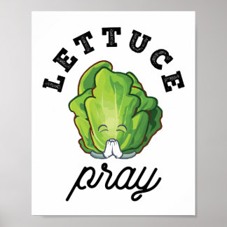 Póster Pray Lettuce
