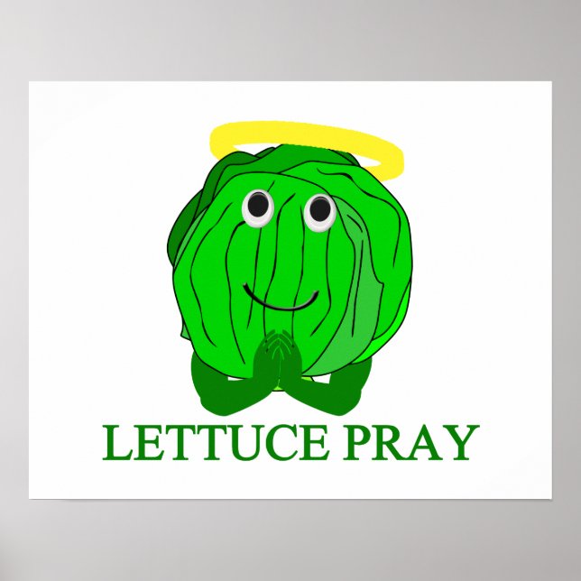 Póster Pray Lettuce (Frente)