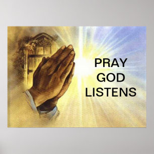 Póster Pray Poster