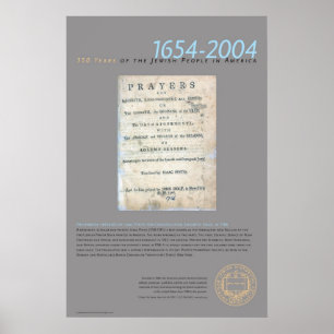 Póster Prayerbook se preparó por el Pinto de Isaac