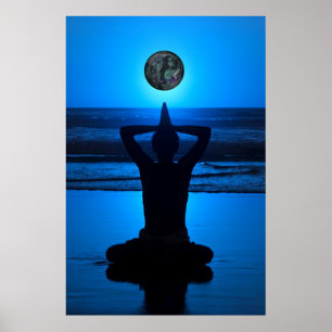 Póster Praying for the earth