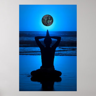 Póster Praying for the earth