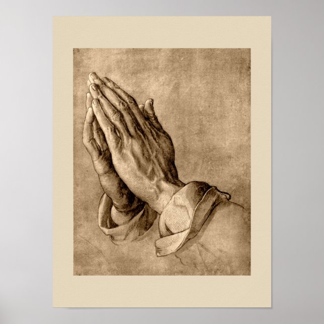 Póster Praying Hands Poster (Frente)