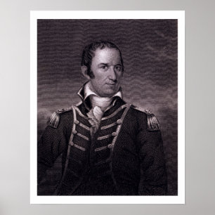 Póster Preble Edward (1761-1807), grabado por Henry Bryan