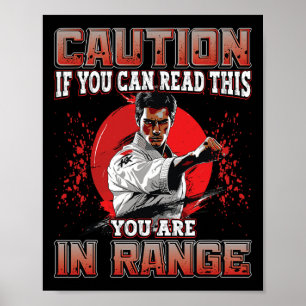 Póster Precaución Si Puedes Leer Esto Estás En Range Kara