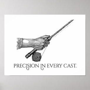 Póster Precisión en cada lanzamiento