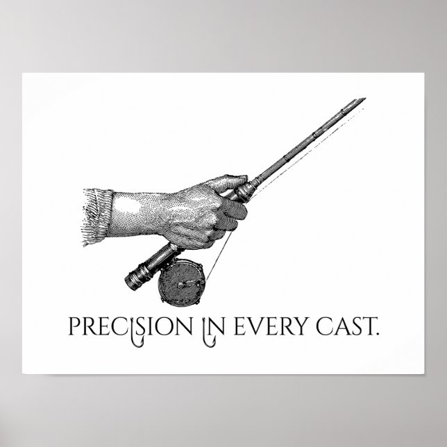 Póster Precisión en cada lanzamiento (Frente)