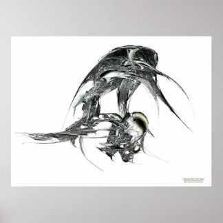 Póster Predator and prey