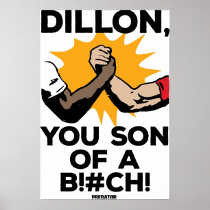 Póster Predator Dillon You Son Of A