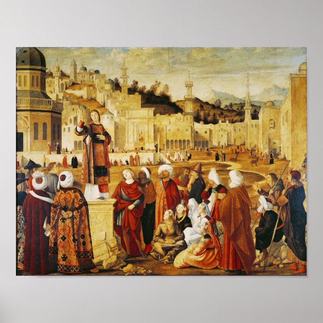 Póster Predicación de San Esteban (Frente)