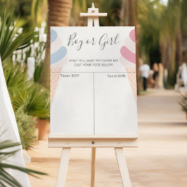 Póster Predicción del género de la Pastel de Hielo