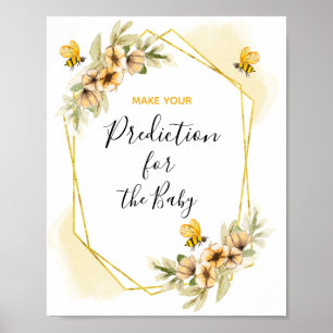 Póster Predicciones de abeja para el Poster