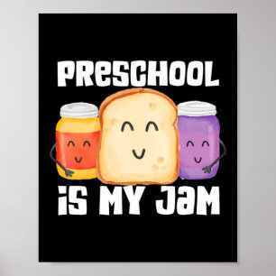 Póster Preescolar Es Mermelada De Mantequilla De Maní Y G