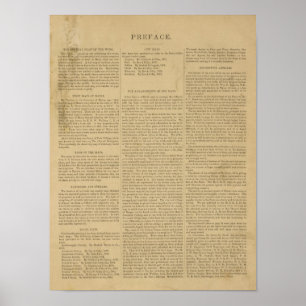 Póster Preface Atlas del estado de Maine