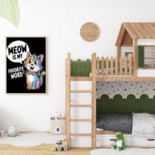 Póster Preferencia vocal felina