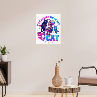 Póster Preferiría Estar En Casa...