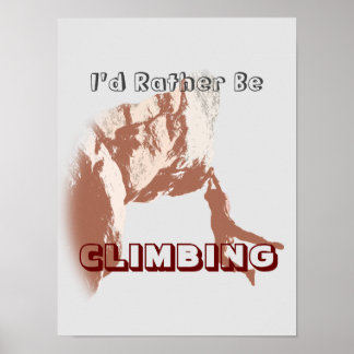 Póster Prefiero Escalar