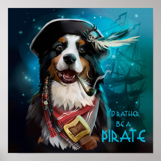 Póster Prefiero ser pirata (Frente)
