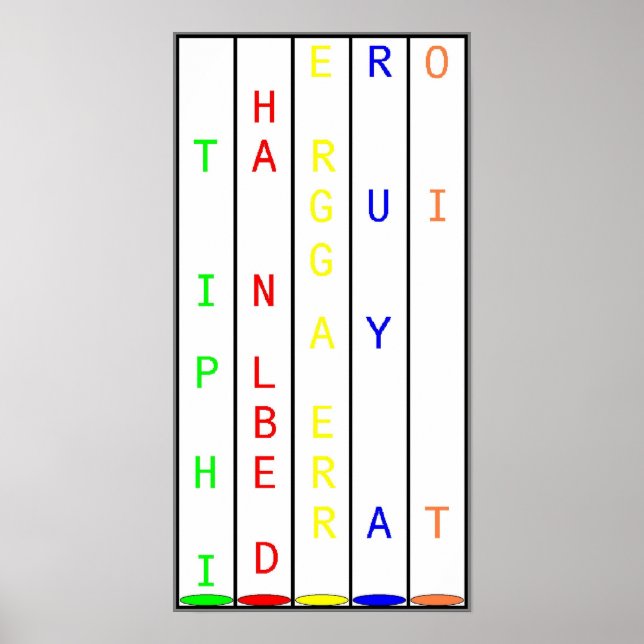 Póster Prefiero tocar guitarra (Frente)