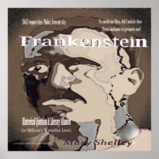 Póster Pregunta retórica Frankenstein