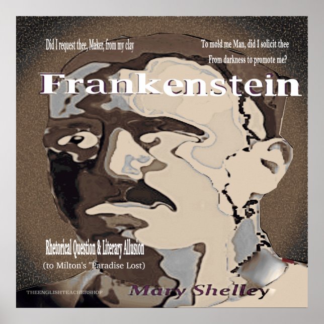 Póster Pregunta retórica Frankenstein (Frente)