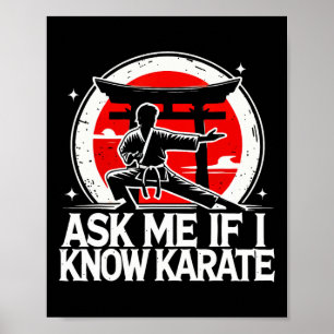 Póster Pregúntame si conozco a Karate