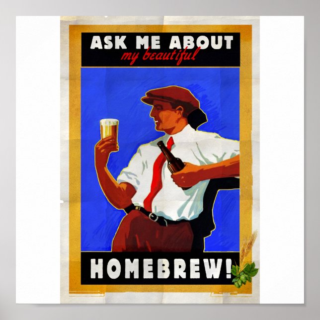 Póster Pregúntame sobre mi homebresta (Frente)