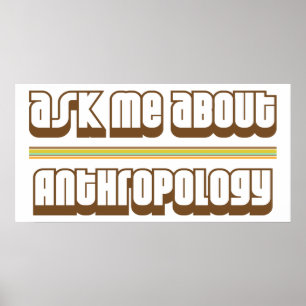 Póster Pregúnteme acerca de la antropología