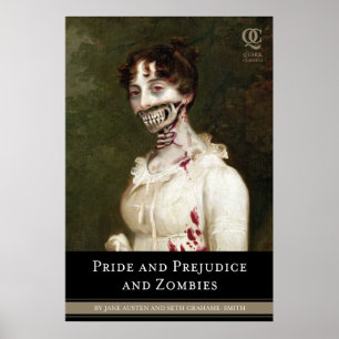 Póster Prejuicio del orgullo y Poster de cubierta de zomb