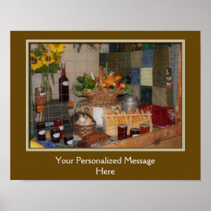 Póster Premio de producción justo por país personalizado