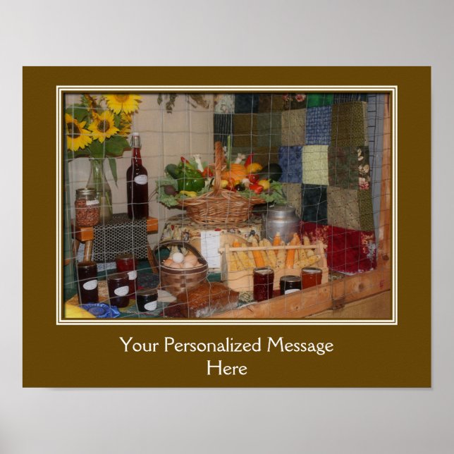 Póster Premio de producción justo por país personalizado (Frente)