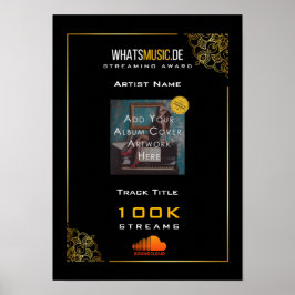 Póster Premio de Streaming de Música de SoundCloud