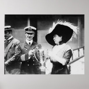 Póster Premio del rescate del marrón de Molly titánico