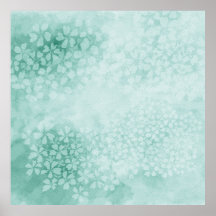 Premios de color de agua en verde esmeralda | 1x1 