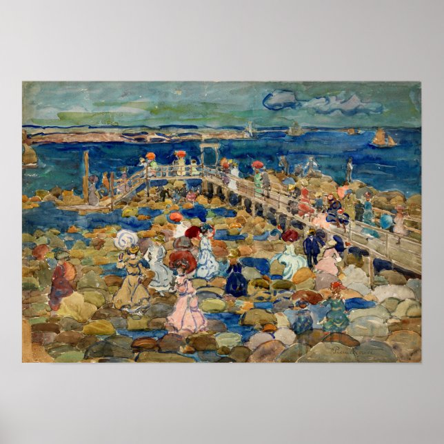 Póster Prendergast - Beechmont de baja marea (Frente)