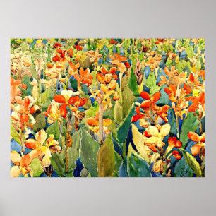 Póster Prendergast - Cama de flores