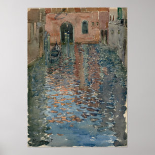 Póster Prendergast - Canales venecianos