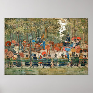 Póster Prendergast - Central Park